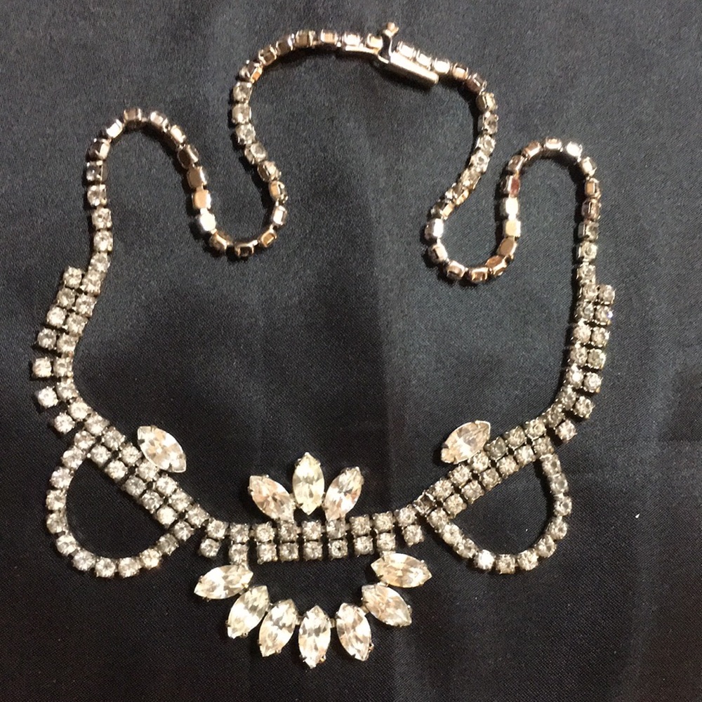 Vintage Rhinestone Choker